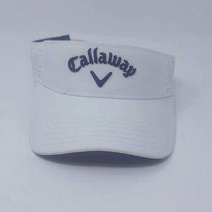 Callaway White Golfing Visor Hat Cap Unisex